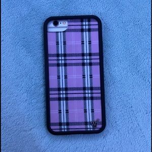 Wildflower Phone Case (Purple Plaid)